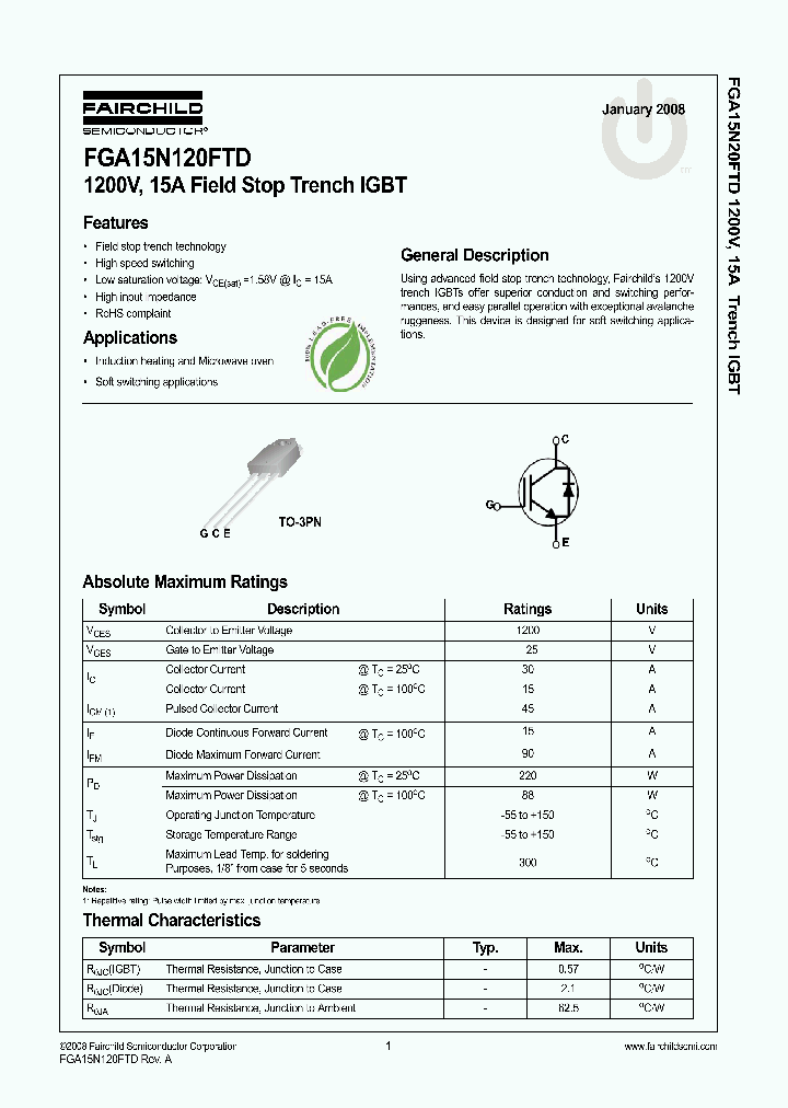 FGA15N120FTD_21378.PDF Datasheet