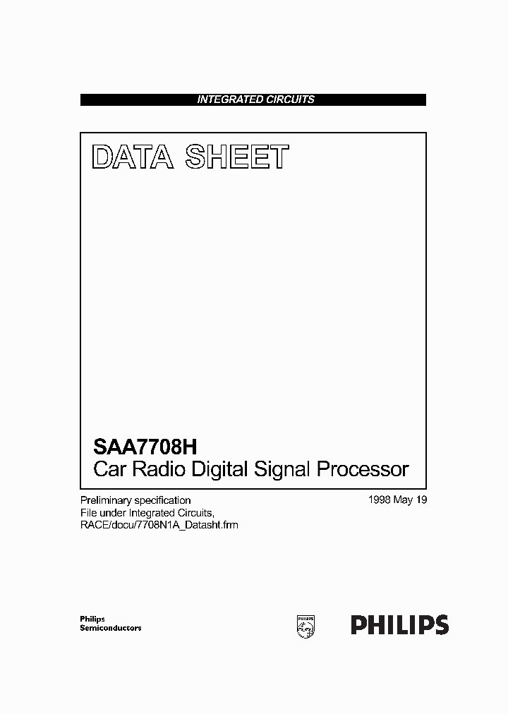 SAA7708H_24326.PDF Datasheet