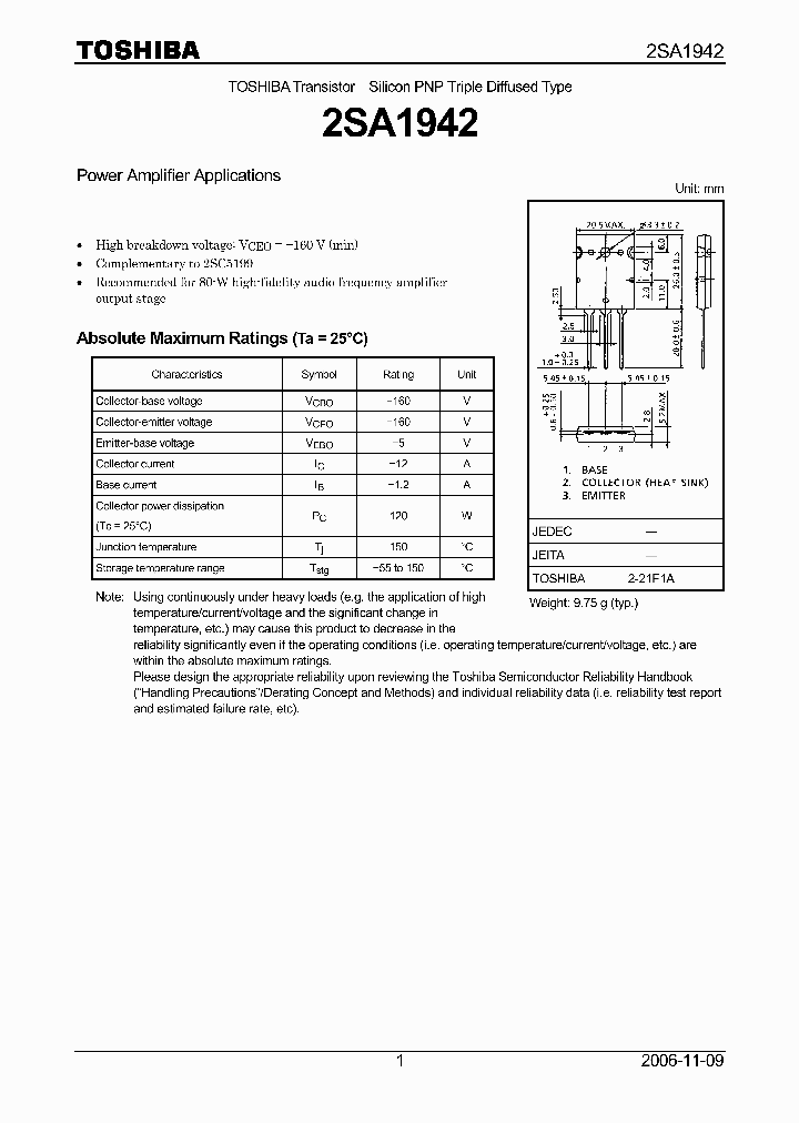 2SA194206_31912.PDF Datasheet