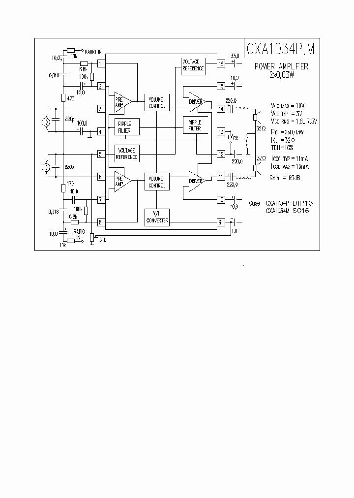 CXA1034M_32010.PDF Datasheet