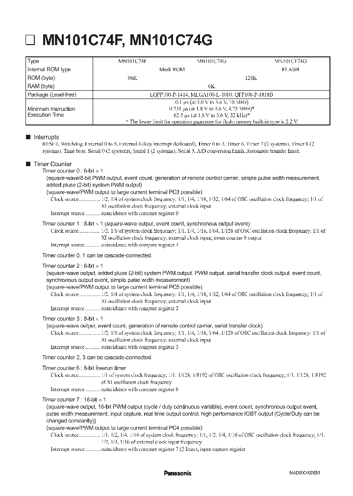 MN101CF74G_34627.PDF Datasheet