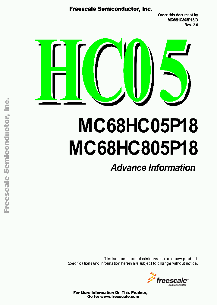 MC68HC805P18_35852.PDF Datasheet