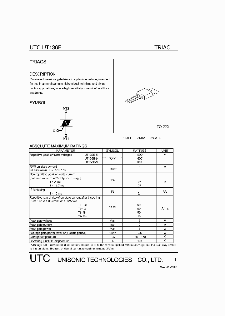 UT136E_37862.PDF Datasheet