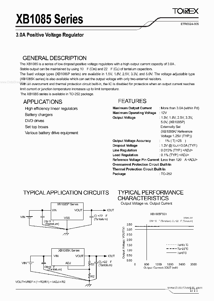 XB1085_40161.PDF Datasheet