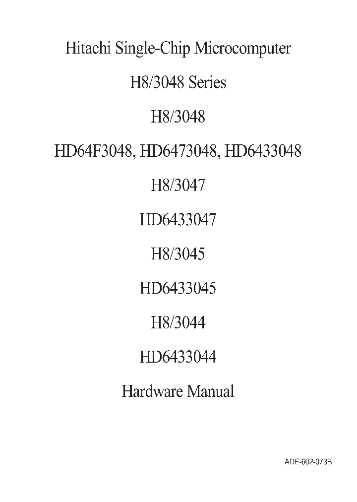 HD64F3048_40972.PDF Datasheet