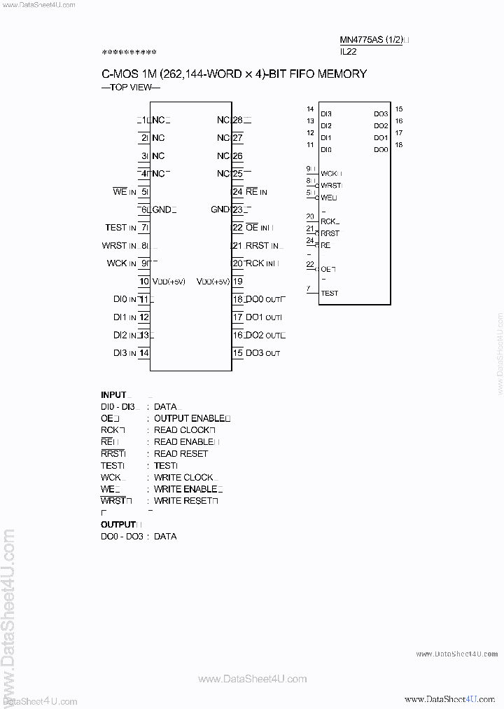 MN4775AS_41105.PDF Datasheet