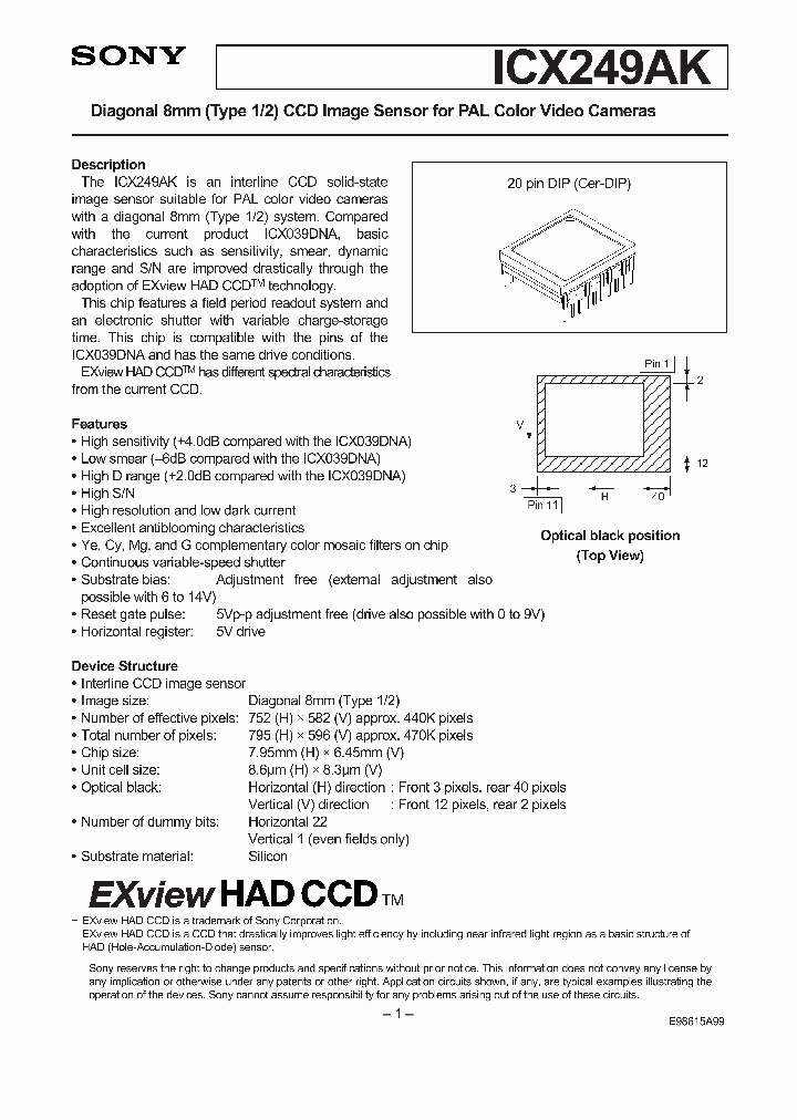 ICX249AK_41541.PDF Datasheet