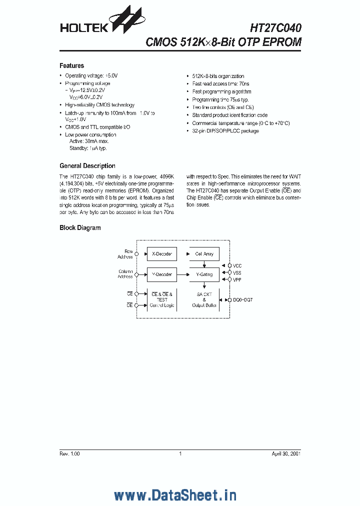 HT27C040_41743.PDF Datasheet