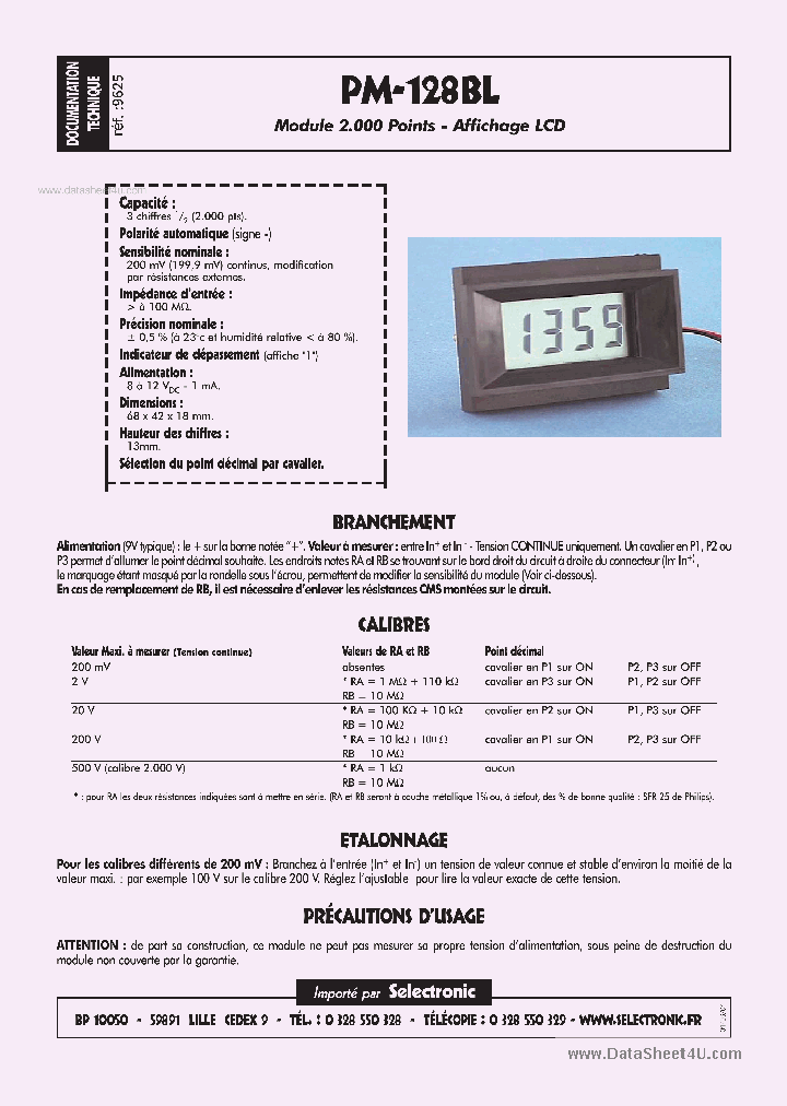 PM-128BL_42487.PDF Datasheet
