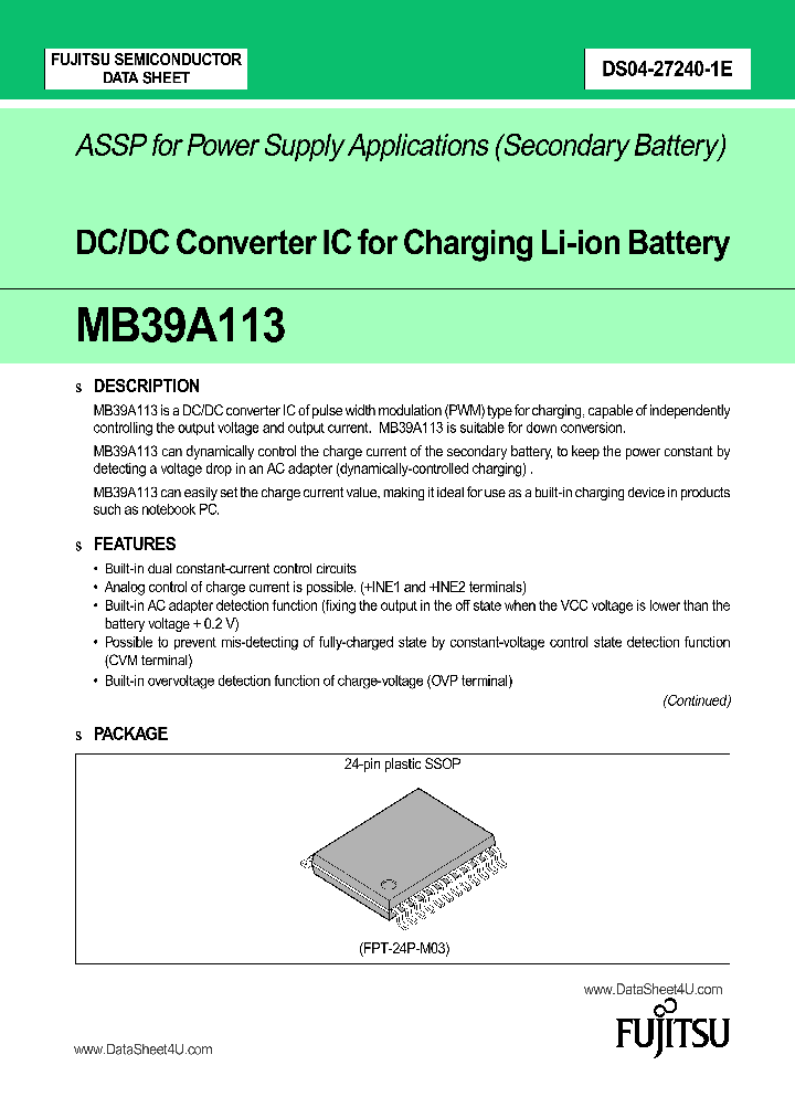 MB39A113_70312.PDF Datasheet