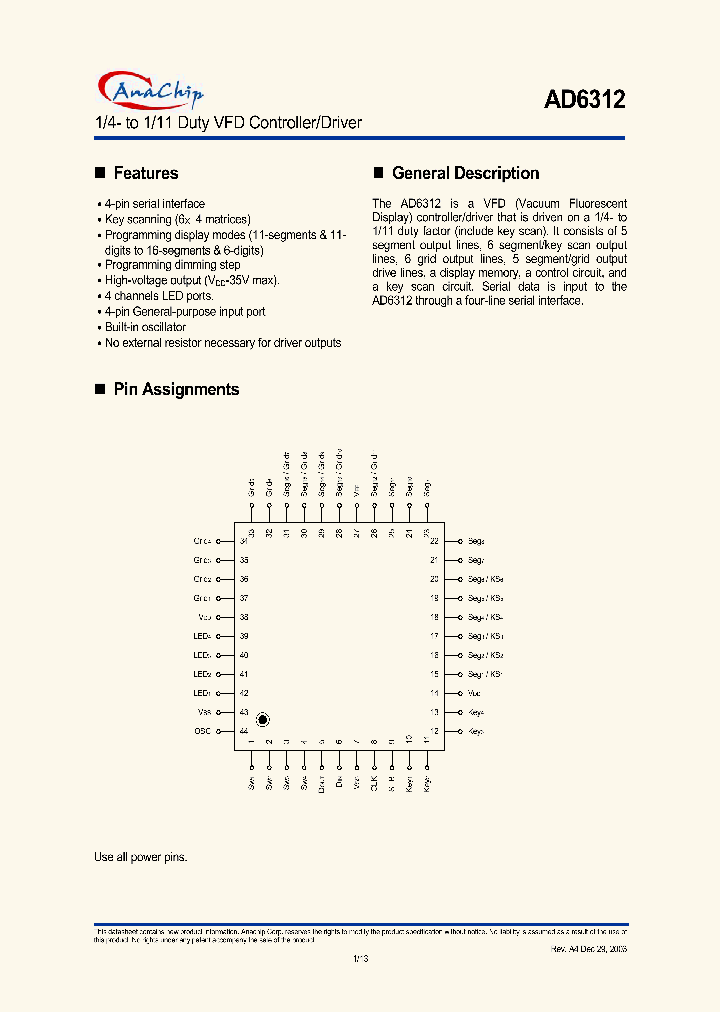 AD6312_71340.PDF Datasheet