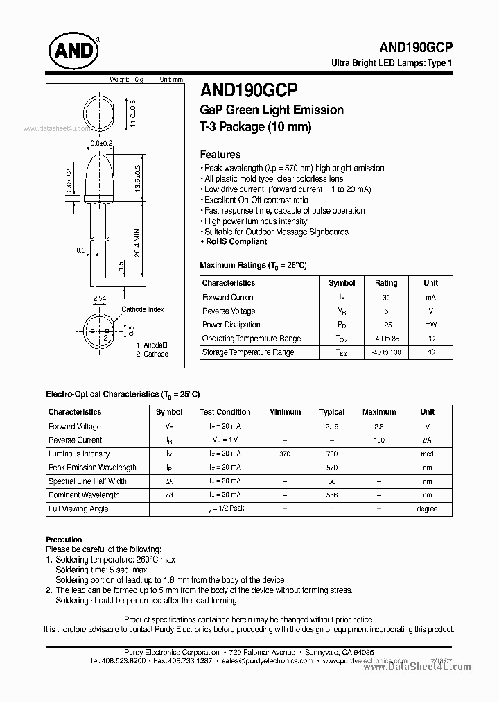 AND190GCP_73544.PDF Datasheet