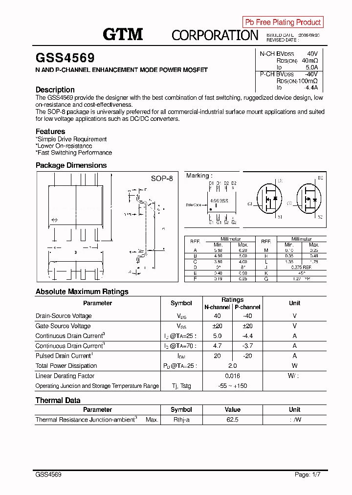 GSS4569_74612.PDF Datasheet