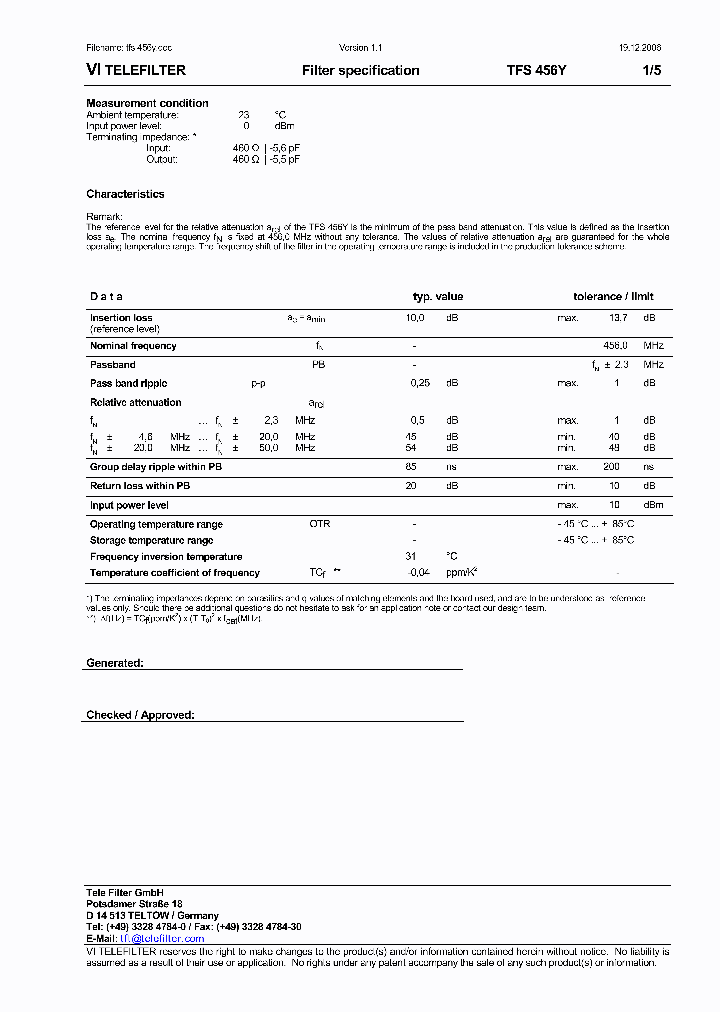 TFS456Y_74789.PDF Datasheet