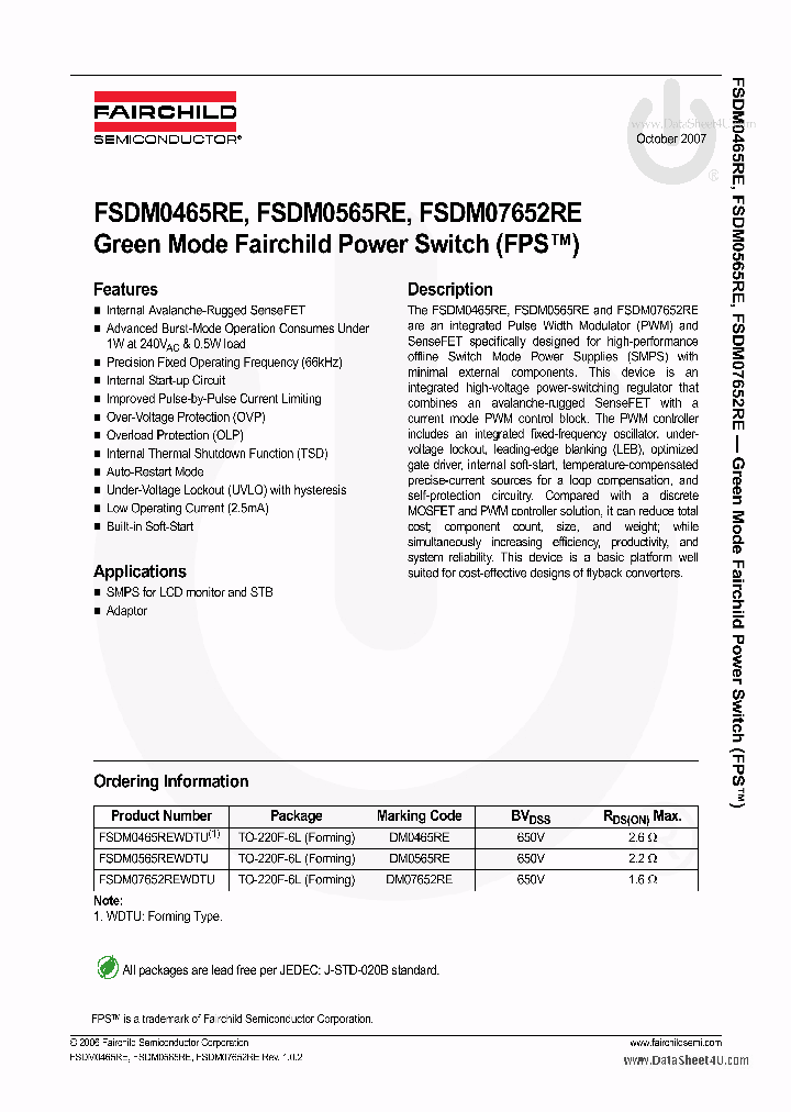 DM0465RE_44842.PDF Datasheet