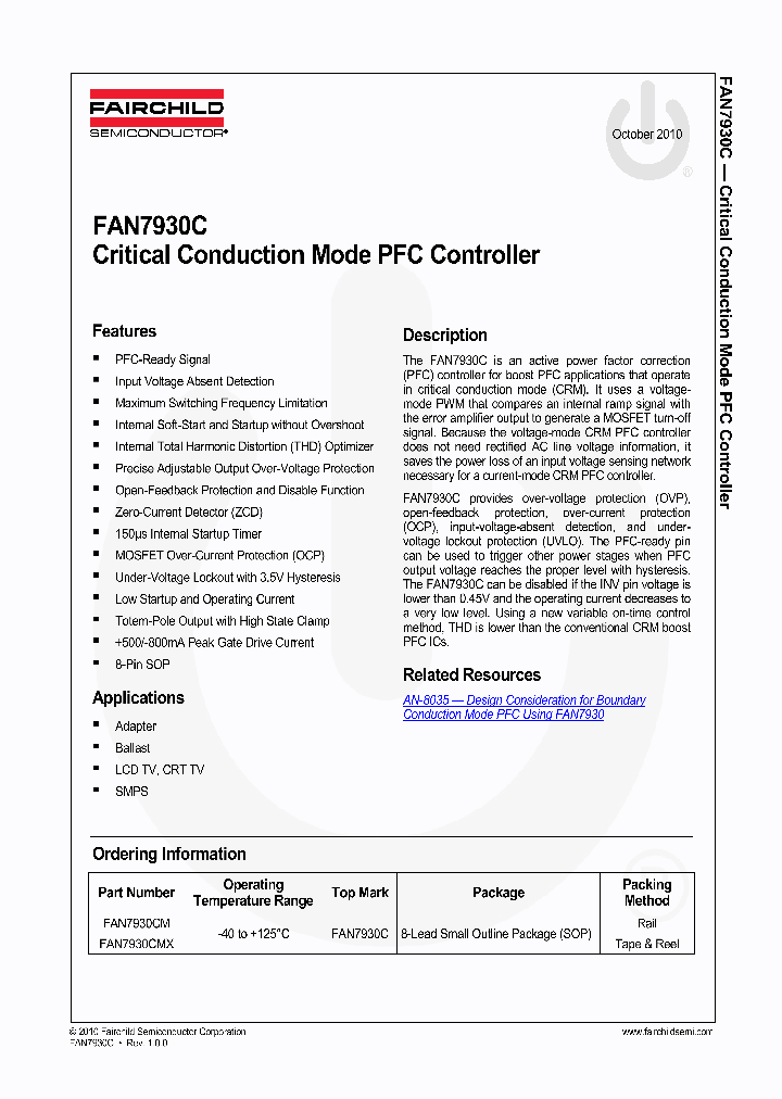 FAN7930CM_97681.PDF Datasheet