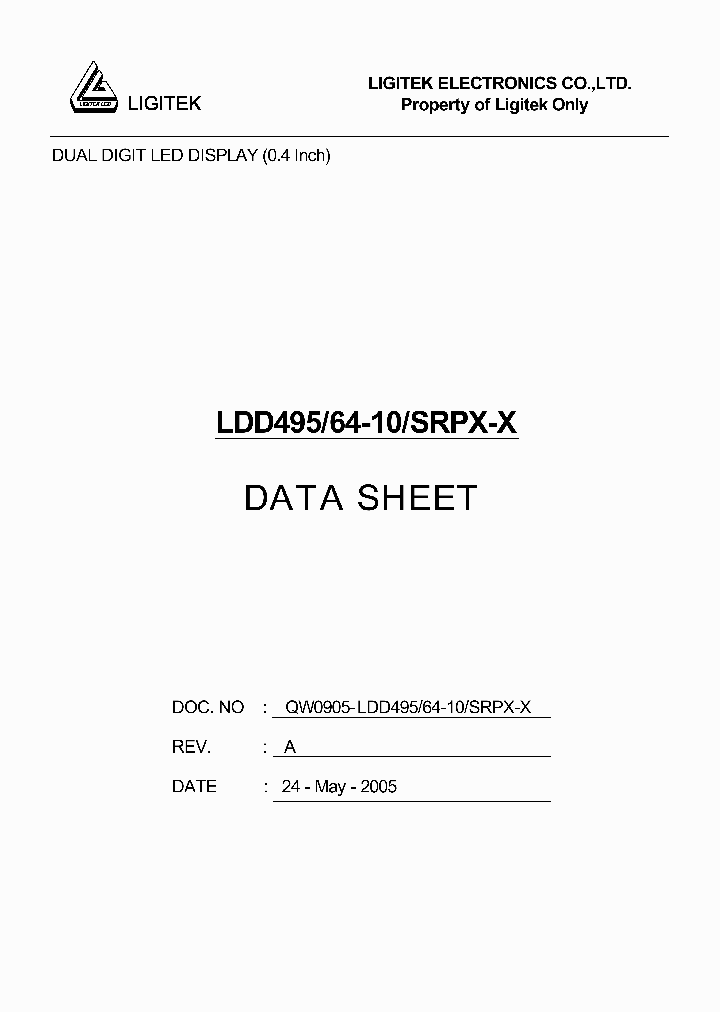 LDD495-64-10-SRPX-X_98331.PDF Datasheet