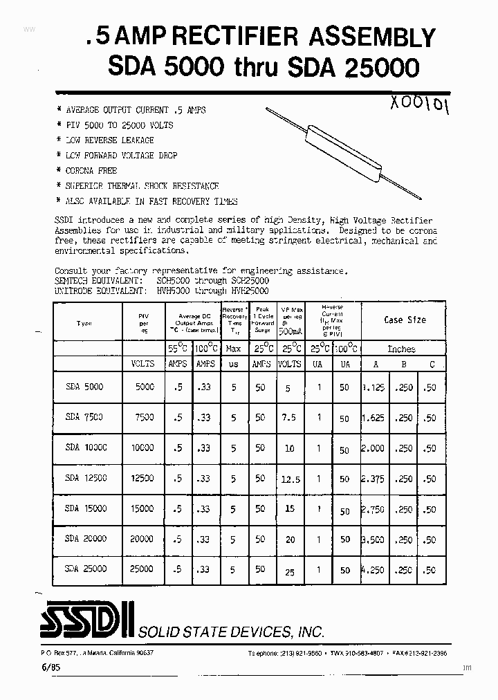 SDA5000_133760.PDF Datasheet