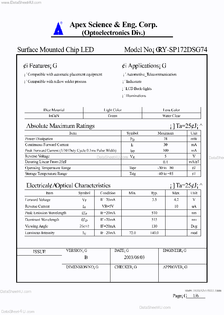 RY-SP172DSG74_134537.PDF Datasheet