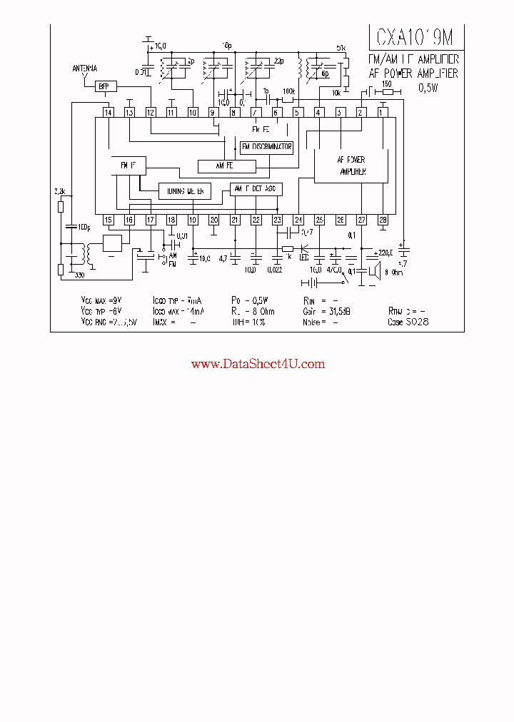 CXA1019M_136863.PDF Datasheet