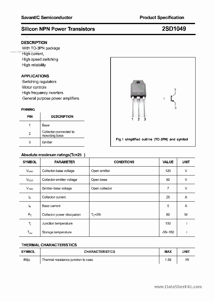 2SD1049_137224.PDF Datasheet
