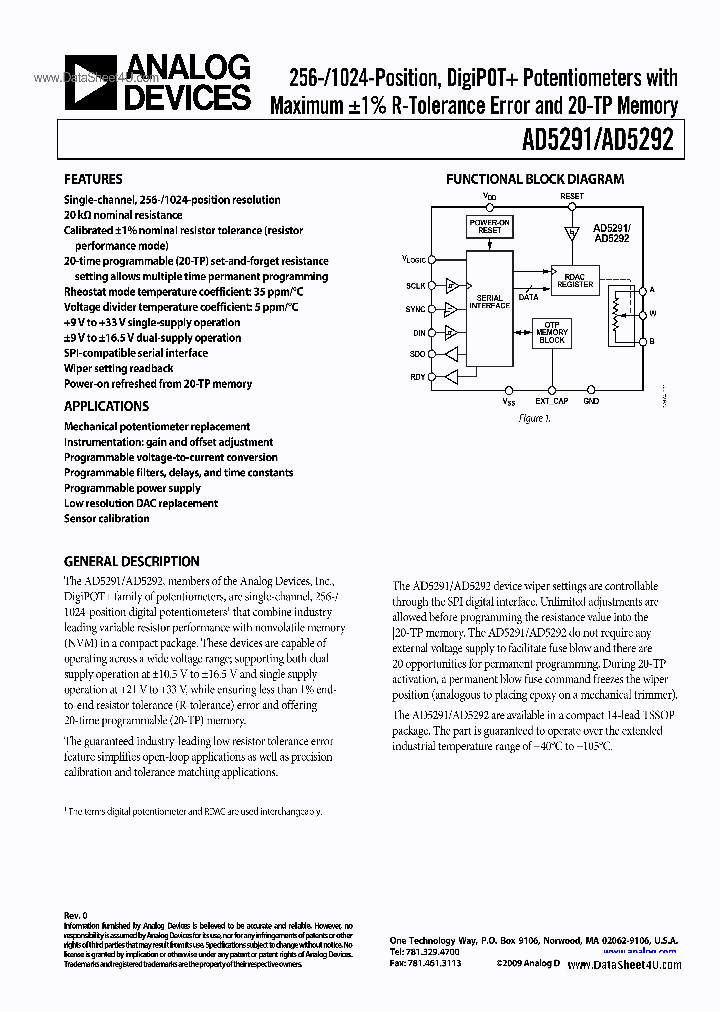 AD5291_137437.PDF Datasheet