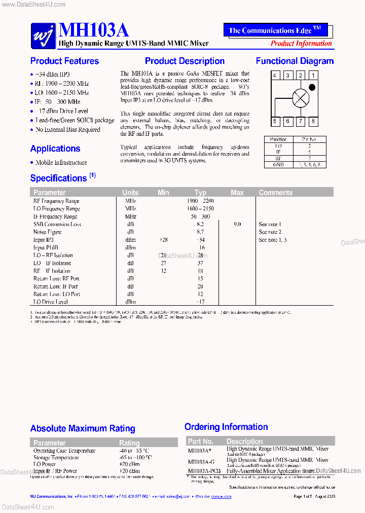 MH103A_140050.PDF Datasheet