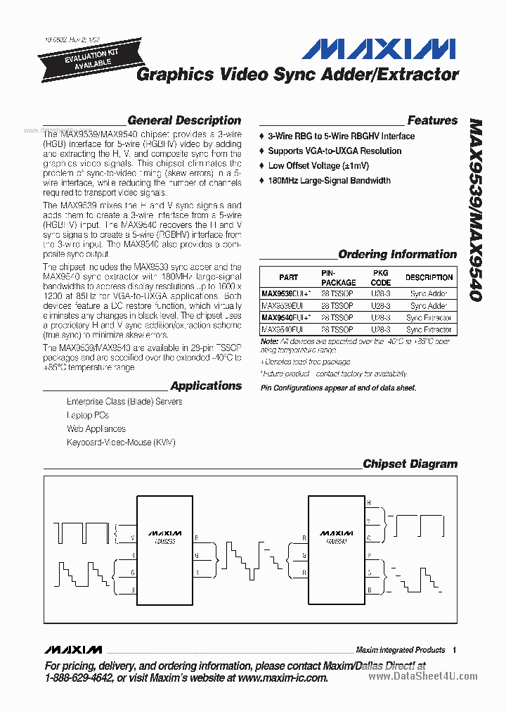 MAX9539_142889.PDF Datasheet