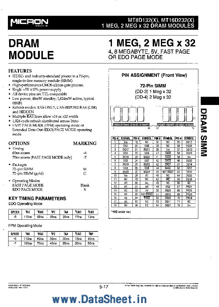 MT16D232X_143476.PDF Datasheet