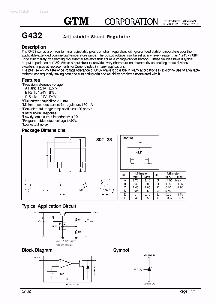 G432_145100.PDF Datasheet