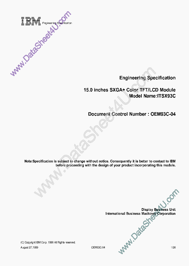 ITSX93C_145779.PDF Datasheet