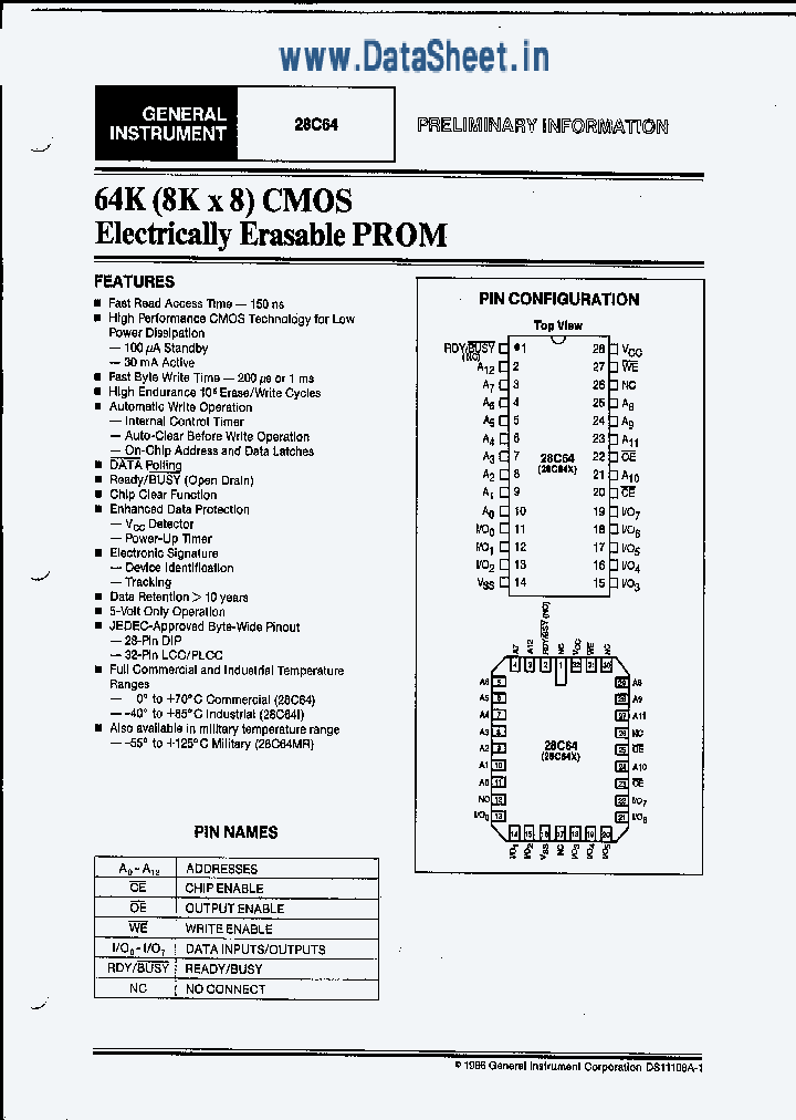 28C64_146986.PDF Datasheet