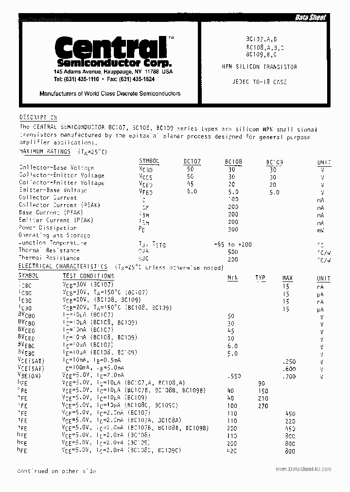 BC107_149852.PDF Datasheet