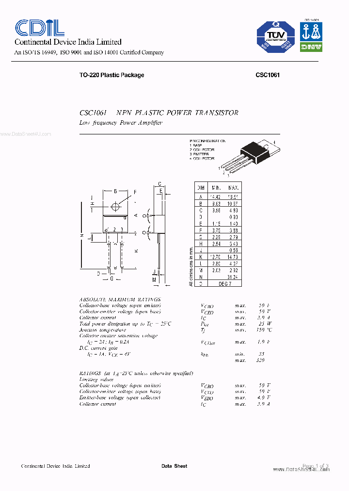 CSC1061_155804.PDF Datasheet