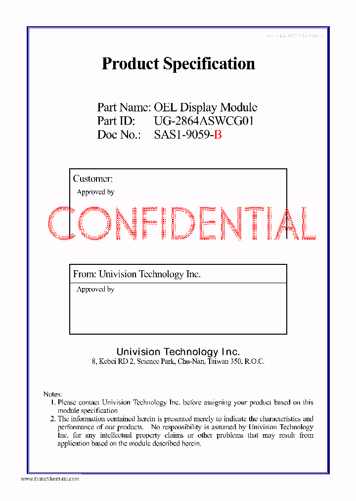 UG-2864ASWCG01_156687.PDF Datasheet