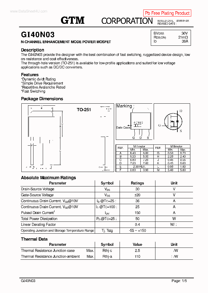 GI40N03_165129.PDF Datasheet