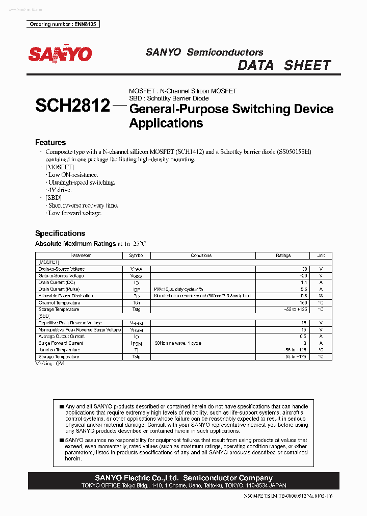 SCH2812_165382.PDF Datasheet