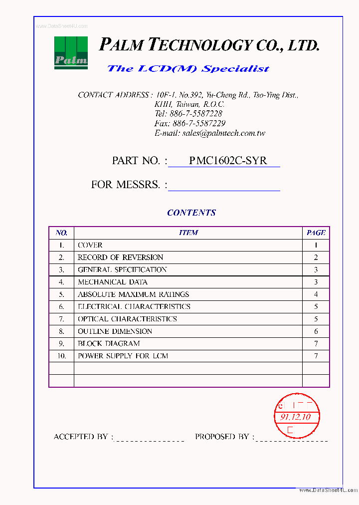 PMC1602C-SYR_165316.PDF Datasheet