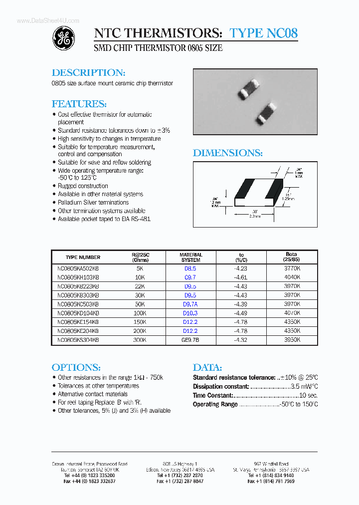 NC0805KXXXX_166032.PDF Datasheet