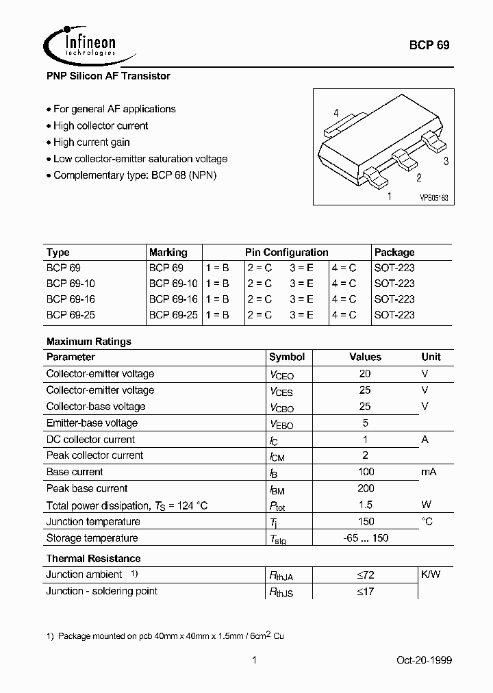 BCP69_195139.PDF Datasheet