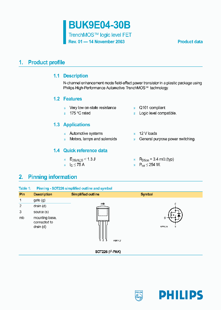 BUK9E04-30B_195454.PDF Datasheet