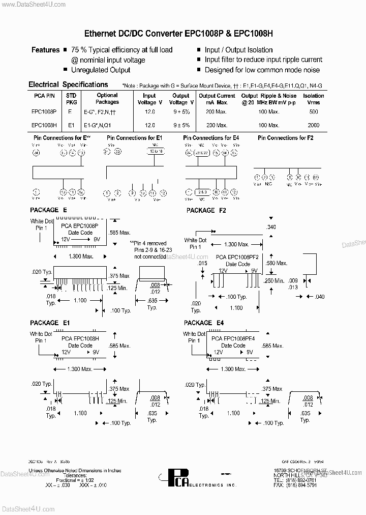 EPC1008H_179314.PDF Datasheet