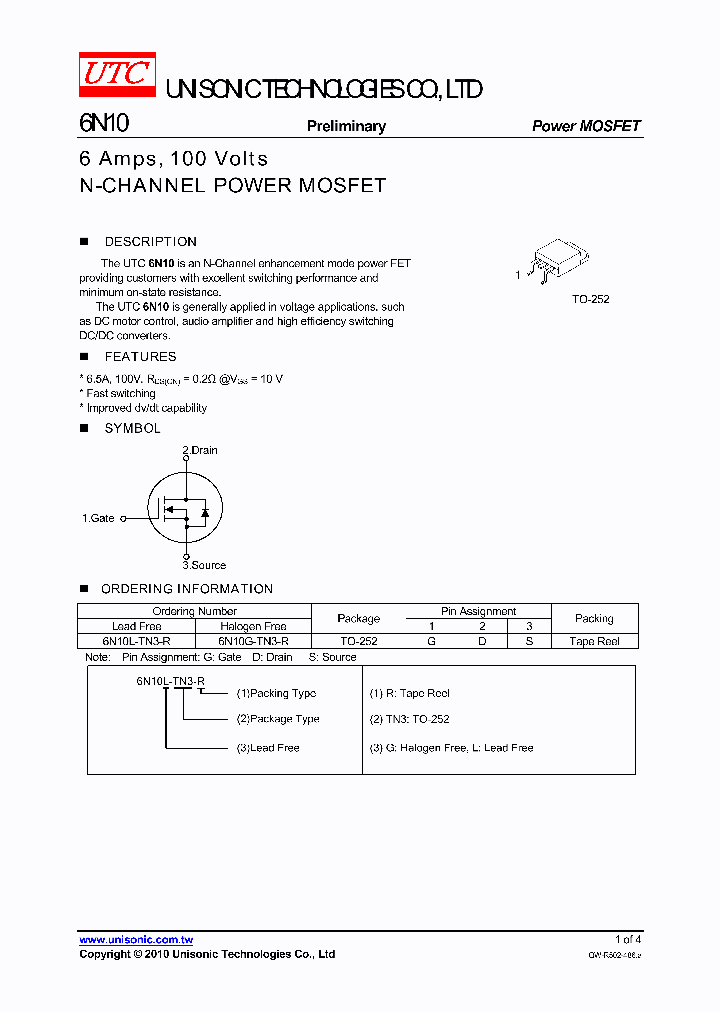 6N10L-TN3-R_264802.PDF Datasheet