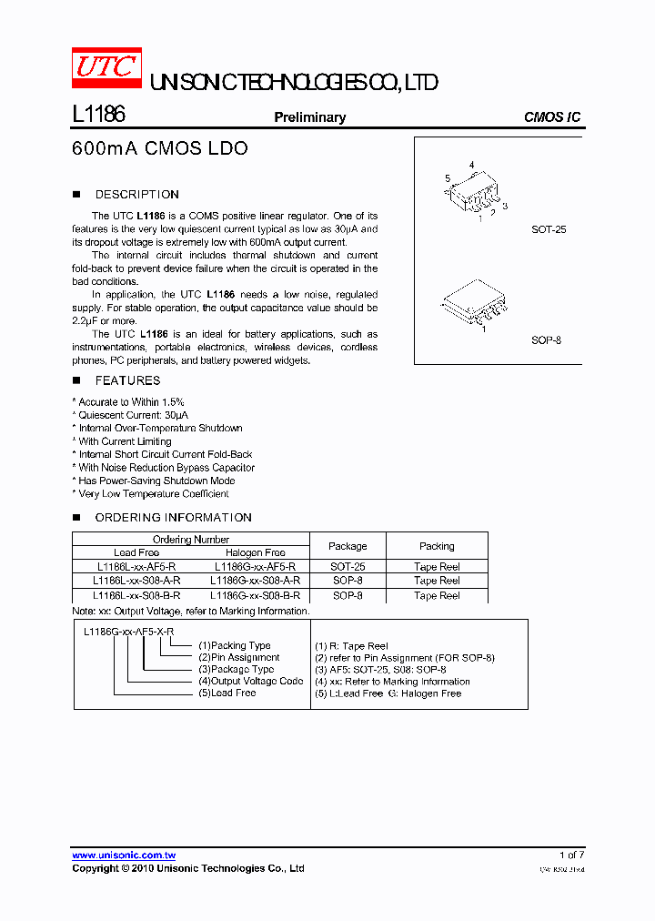 L1186L-XX-AF5-R_265567.PDF Datasheet