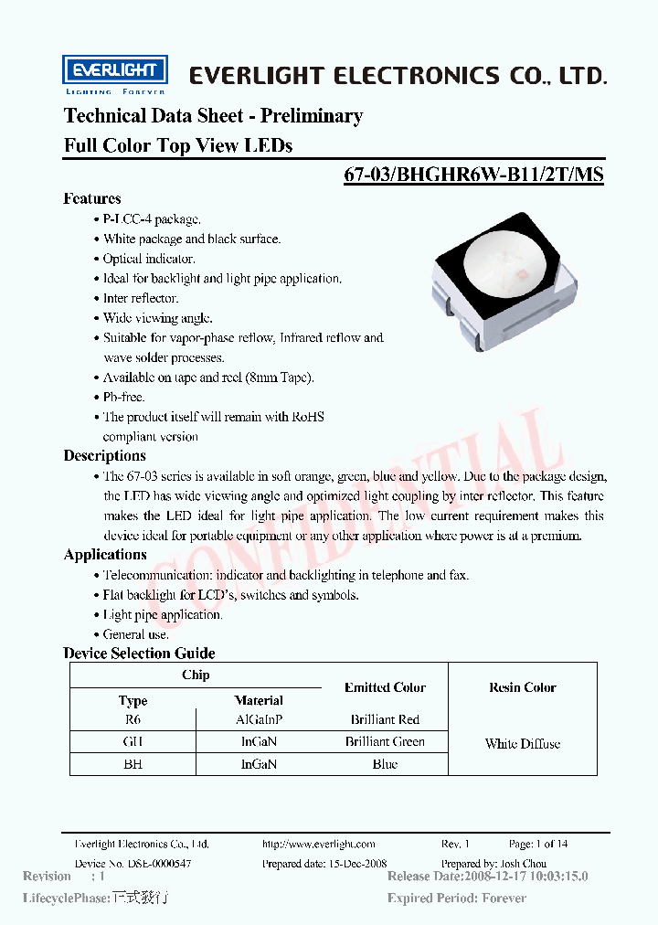 67-03-BHGHR6W-B11-2T-MS_267404.PDF Datasheet