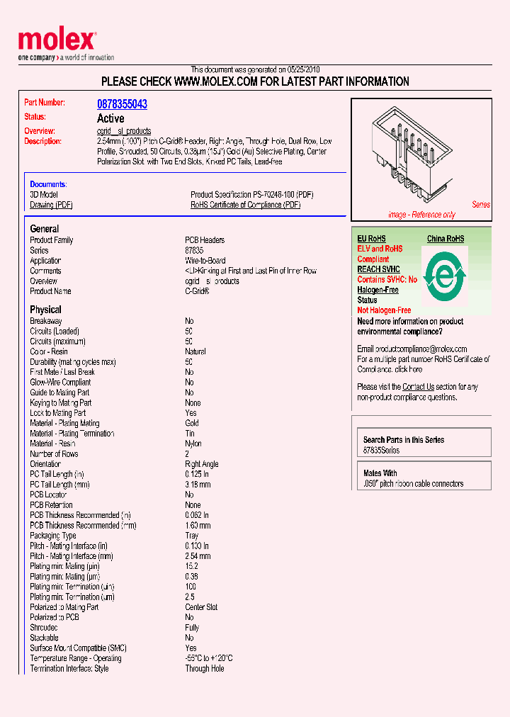 87835-5043_278565.PDF Datasheet