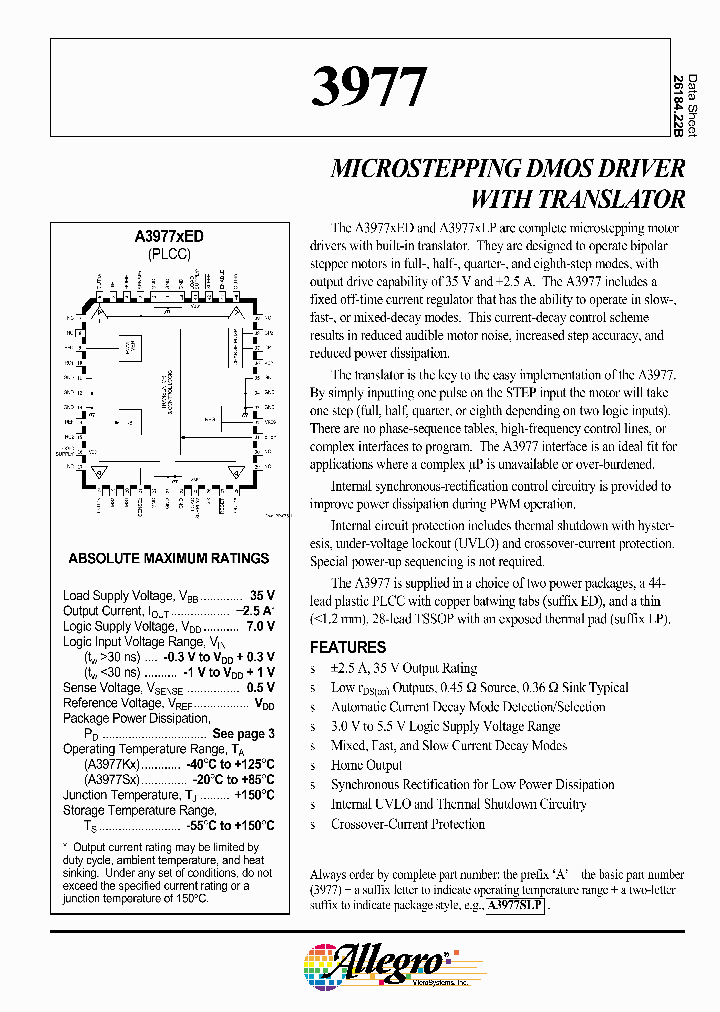 A3977_217503.PDF Datasheet