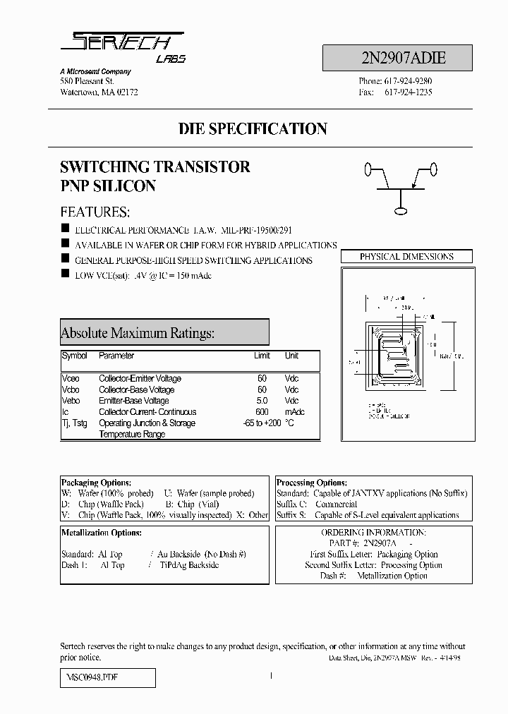 2N29071ADS-1_311241.PDF Datasheet