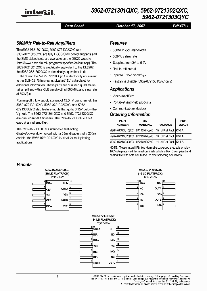 5962-0721302QXC_354345.PDF Datasheet