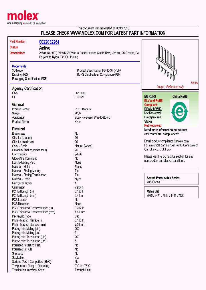 22-03-2261_357356.PDF Datasheet